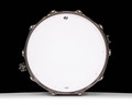 DW Collector's Series 7x14 Snare - Mapa Burl, Natural to Purple Fade, 2 row Black Nickel Hardware - top view