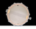 DW Collector's 7x14 SSC Maple Snare - Green Glass w/ Chrome HW - bottom view