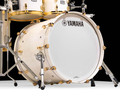 Yamaha PHX 5pc Shell Pack - Polar White with Gold Hardware, bass drum detail