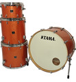 Used - Tama Superstar Classic 4-piece Rock Shell Pack, Tangerine Sparkle (Bags included)