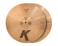 Zildjian 14" K Light Hi Hat Cymbal Pair K0812 front view