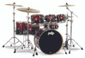 PDP Concept Maple 7pc Shell Pack - Red to Black Fade PDCM2217RB
