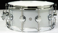 DW Collector's Series 6.5x14 1mm Aluminum Snare Drum with Chrome Hardware