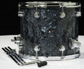 DW Performance Series 12x14 Floor Tom - Black Diamond - Back