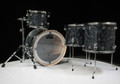 DW Performance Series 4pc Shell Pack 12/14/16/22 Black Diamond - Back
