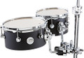 DW Design Series Concert Toms with Mount 8/10 Inch Black Satin