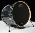 DW Performance Series 4pc Shell Pack 10/12/16/22 Black Diamond - KickDW Performance Series 4pc Shell Pack 10/12/16/22 Black Diamond