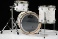 DW Performance Series 3pc Drum Kit White Marine 12/14/20 Shallow