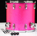 Ludwig Classic Maple FAB 3pc Shell Pack 13/16/22 - Pink Glitter - Floor Tom
