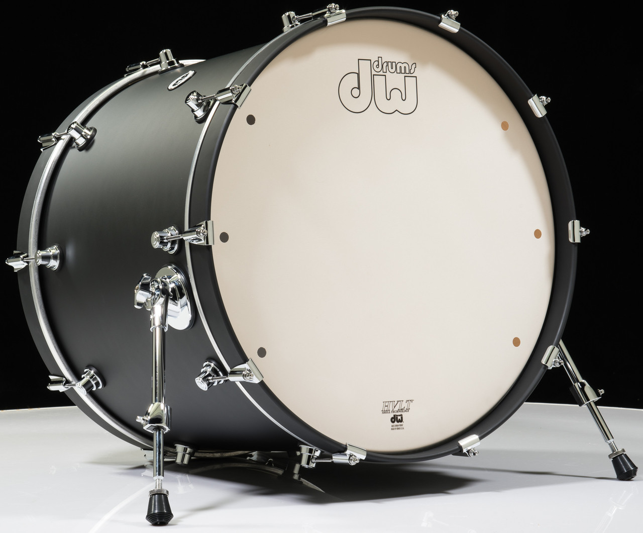 DW Design Series 3pc Drum Set 12/16/22 - Black Satin