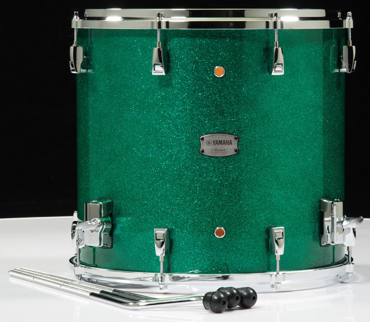 Yamaha Absolute Hybrid Maple 5pc Jade Green Sparkle