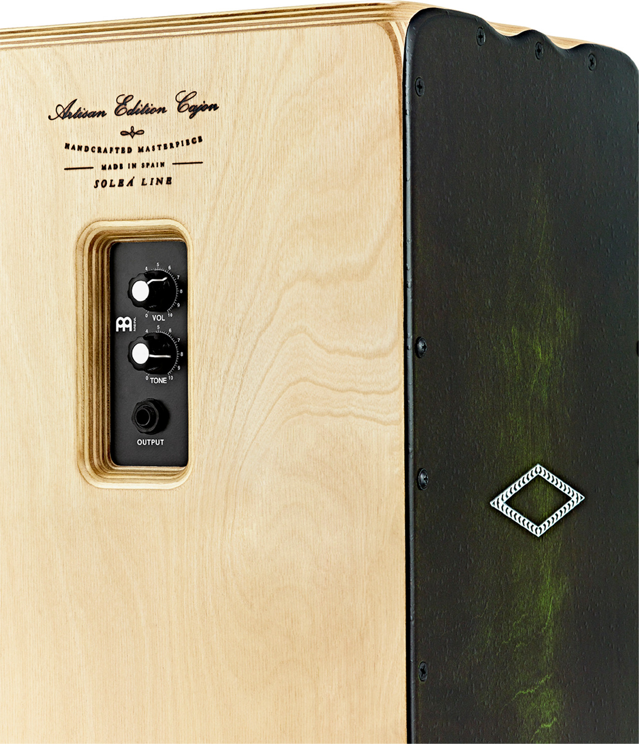 Meinl Percussion Artisan Ed. Pickup Cajon Olive Burst