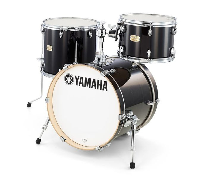 Yamaha Stage Custom Birch 3pc Bebop Shell Pack 12/14/18 - Raven Black