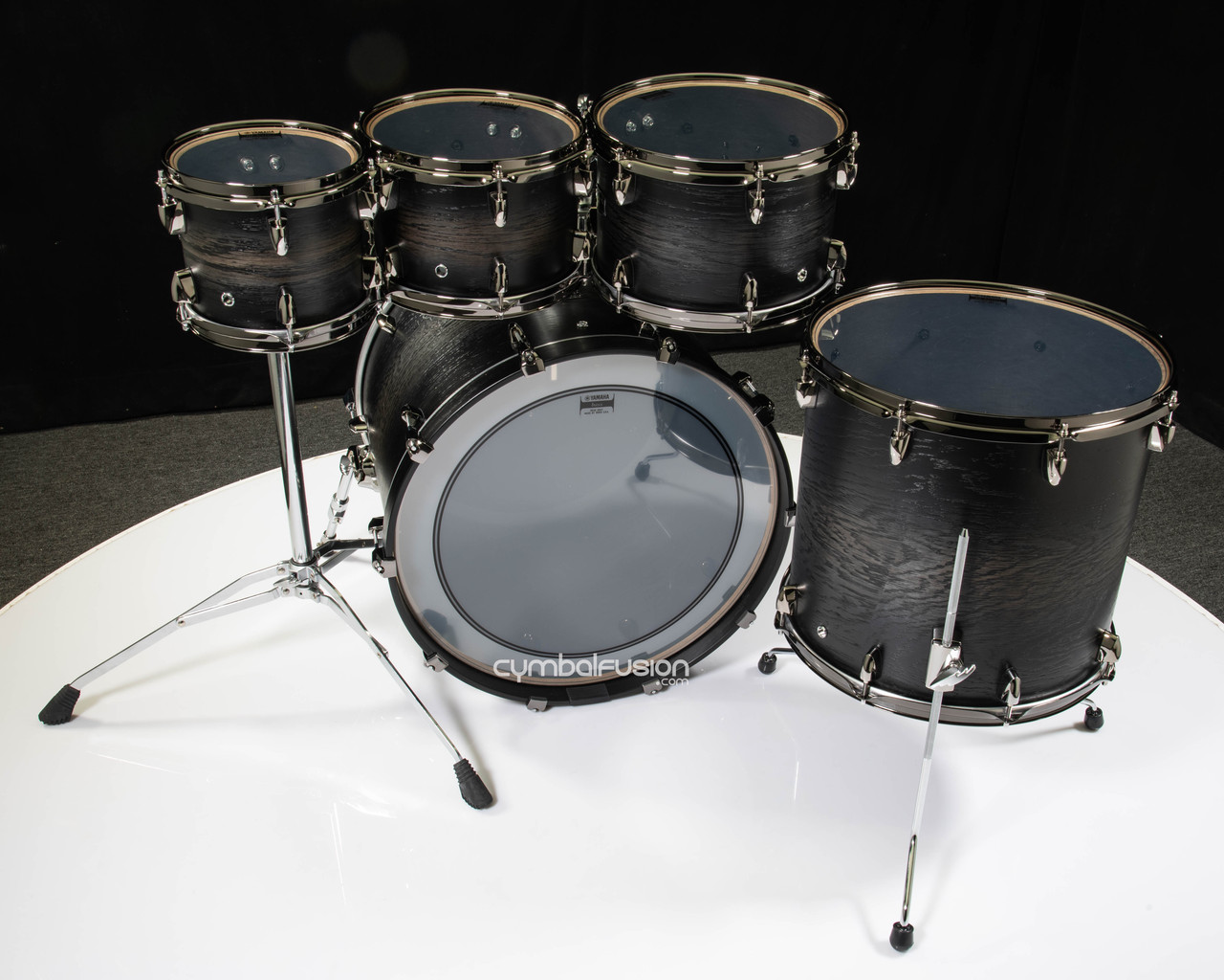 Yamaha Live Custom Hybrid Oak 5pc Shell Pack - Uzu Charcoal Sunburst