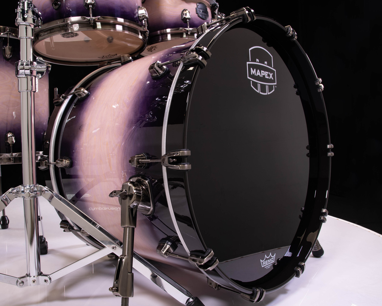 Saturn Evolution Maple/Walnut 5pc Workhorse Kit - Exotic Violet Burst