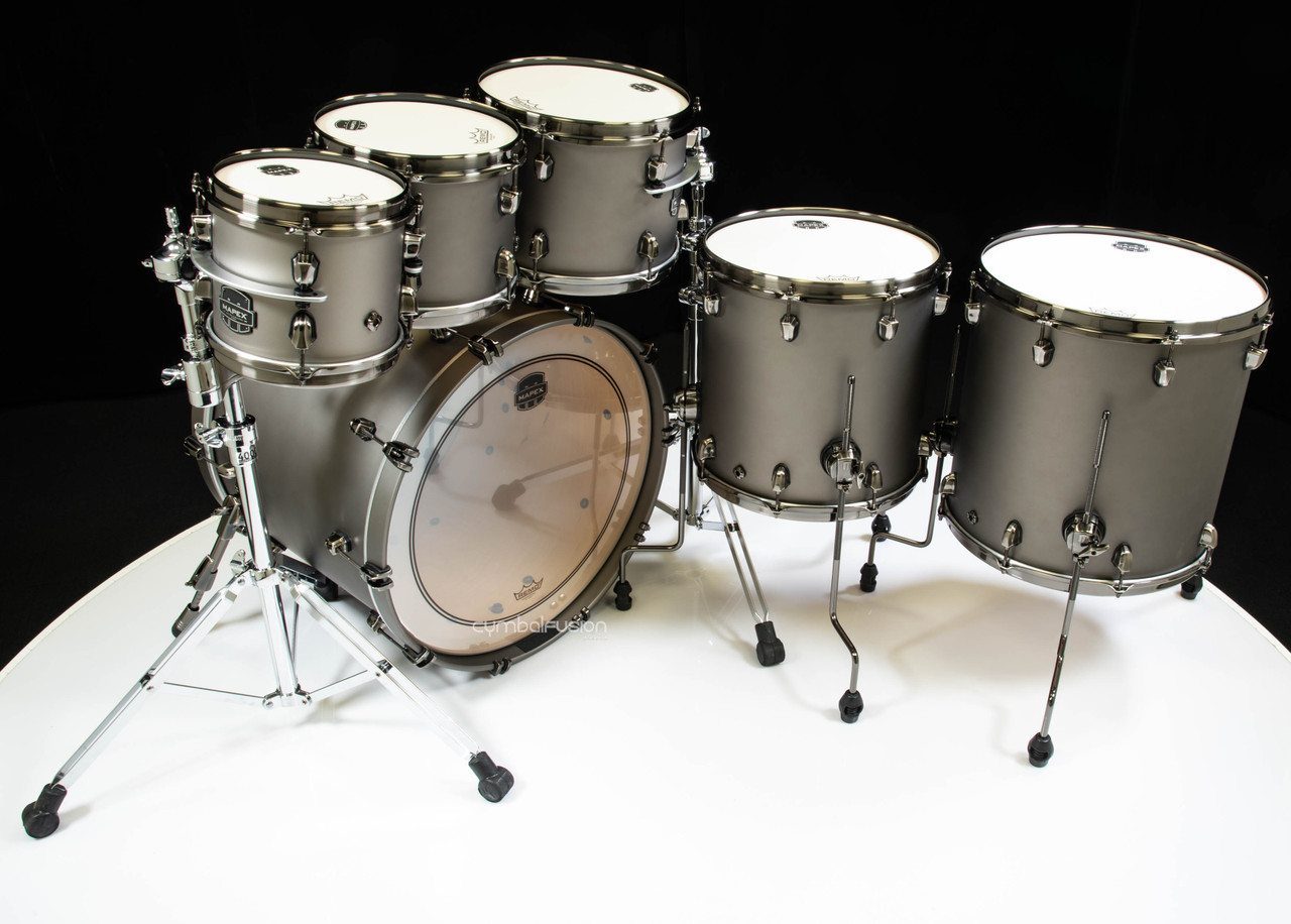 Saturn Evolution Birch/Walnut 6pc Kit - Gun Metal Gray