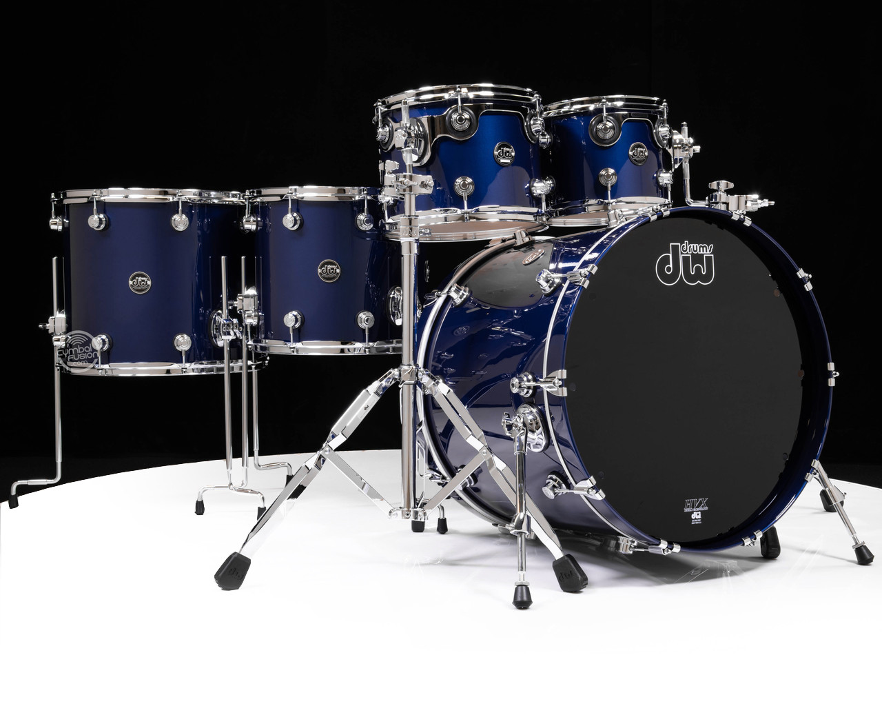 DW Performance 5pc Roadster Blue Metallic 10/12/14/16/22 (Roadster522)