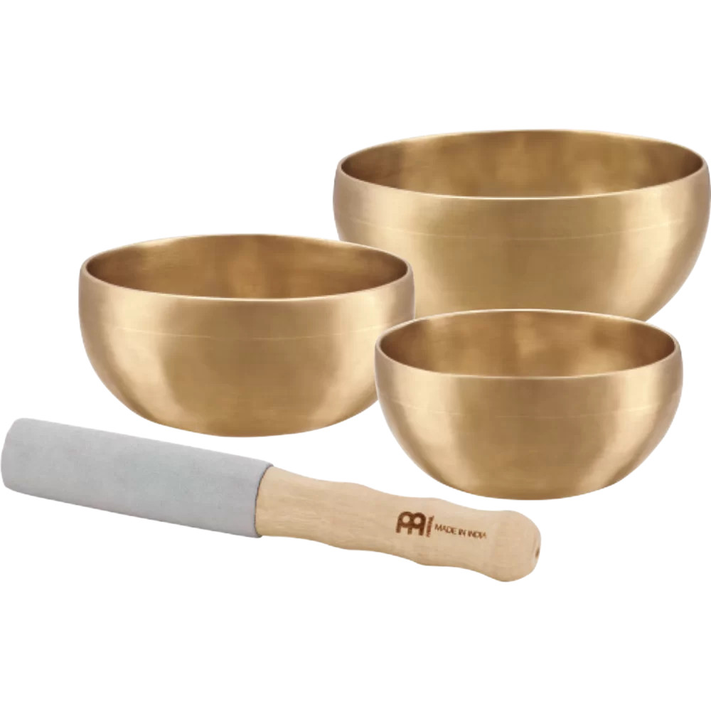 【マレット3種付】MEINLマイネル ユニバーサル・シンギングボウル インド製 Meinl 3 pc. 400/500/600G Universal Series Singing Bowl Set w