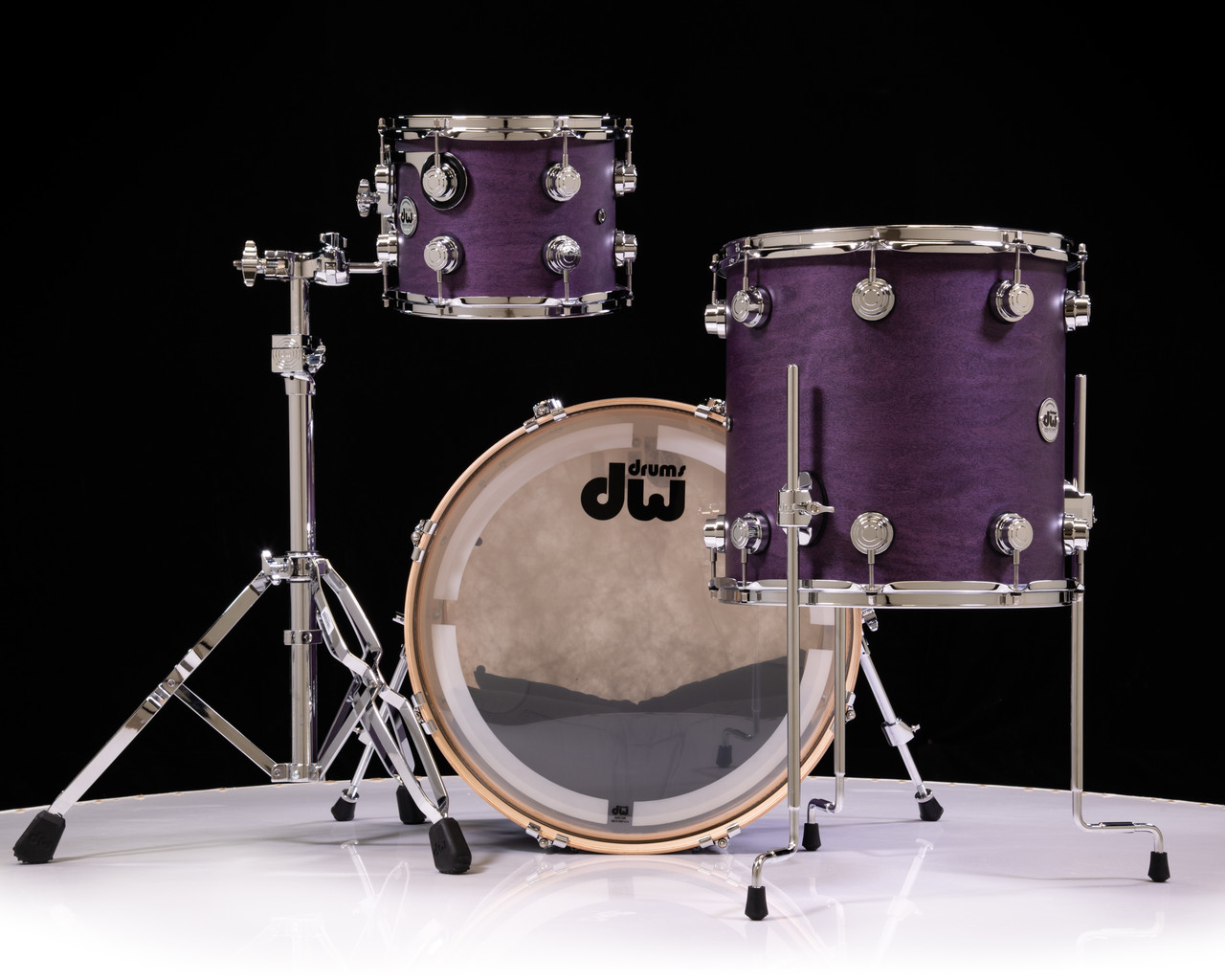 DW Collector's Series 3pc Maple SSC Kit - Lavender Satin Oil 10/14