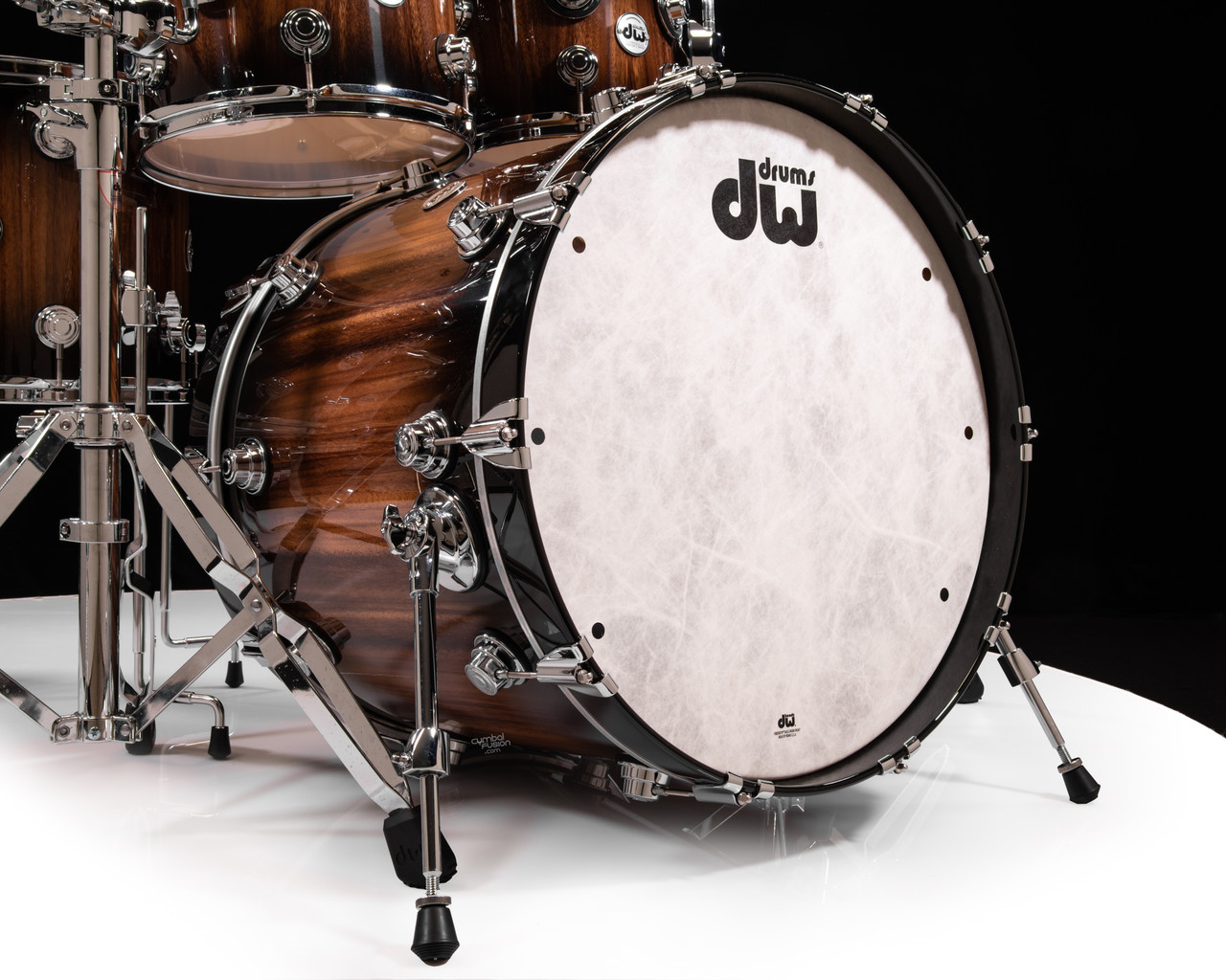DW Collector's 5pc Maple SSC Kit - Candy Black Burst over Monkey