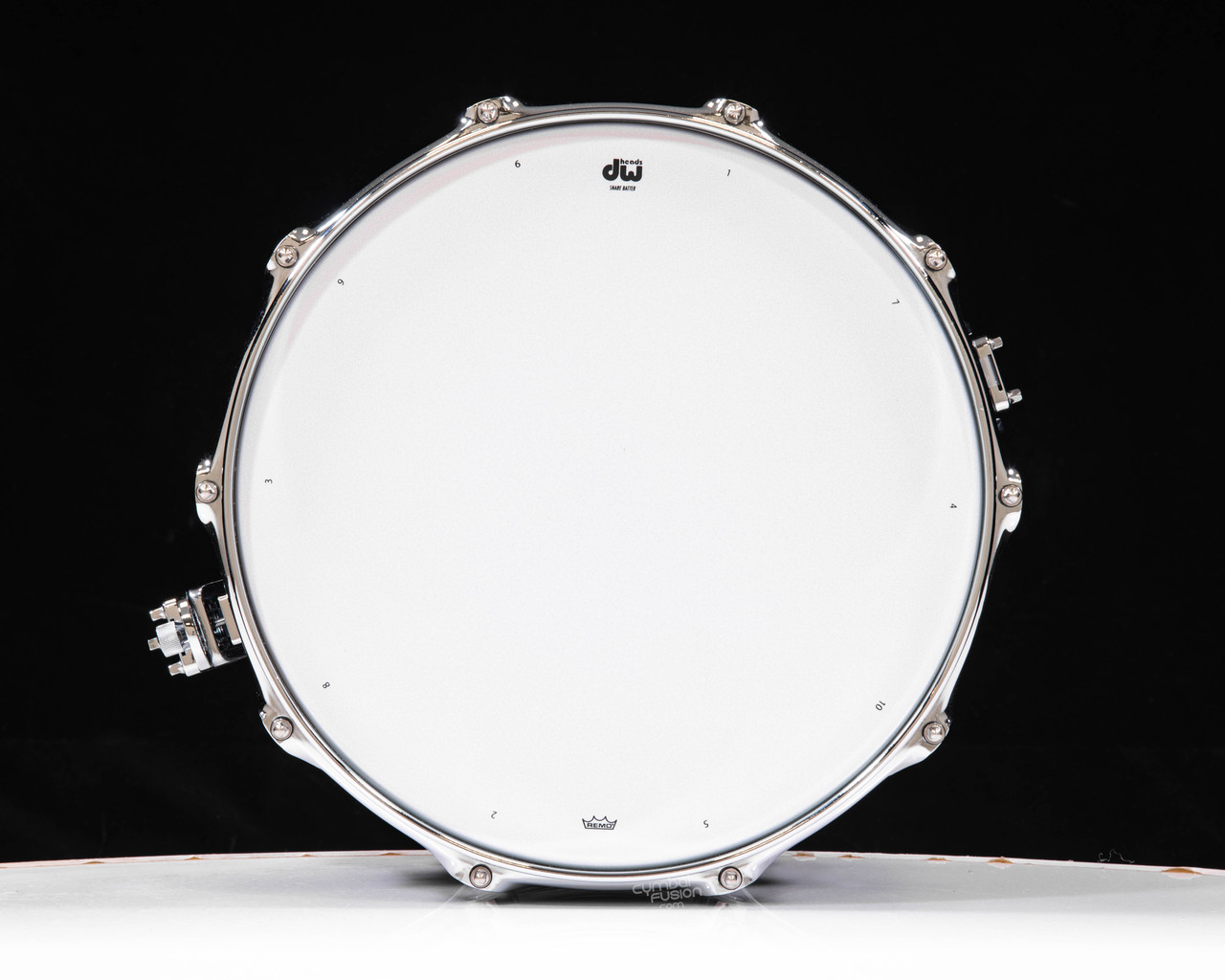 DW Collector's 6.5x14 SSC Maple Snare - Black Ice w/Chrome HW