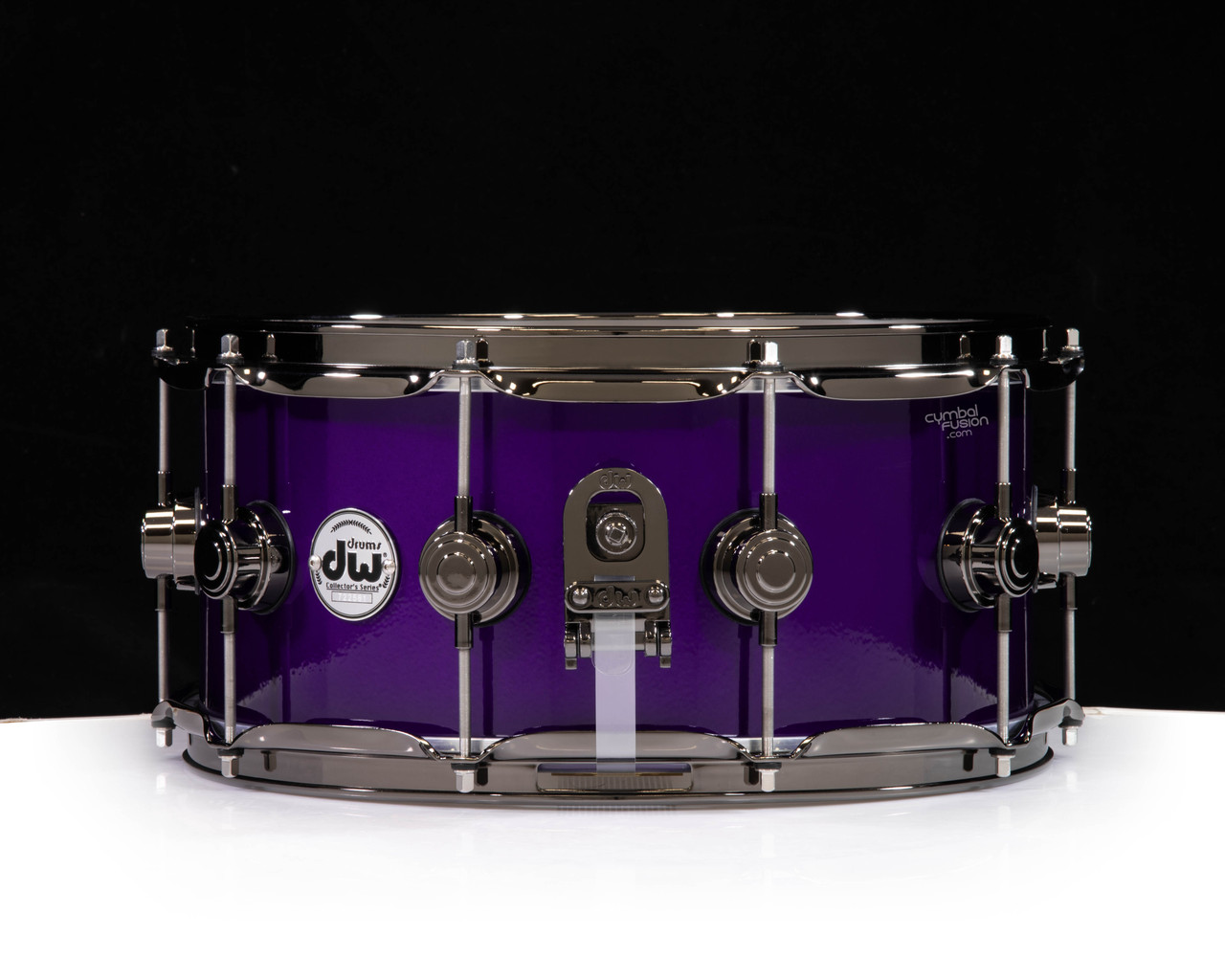 DW Collector's 6.5x14 Brass Snare Drum w/Black Nickel - Illusion