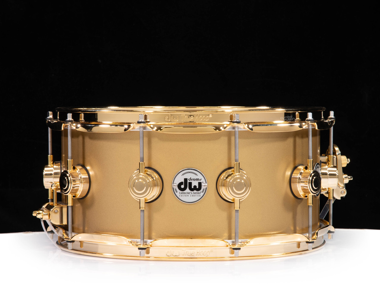 DW Collector's 6.5x14 Brass Snare Drum w/Gold - Sun Gold