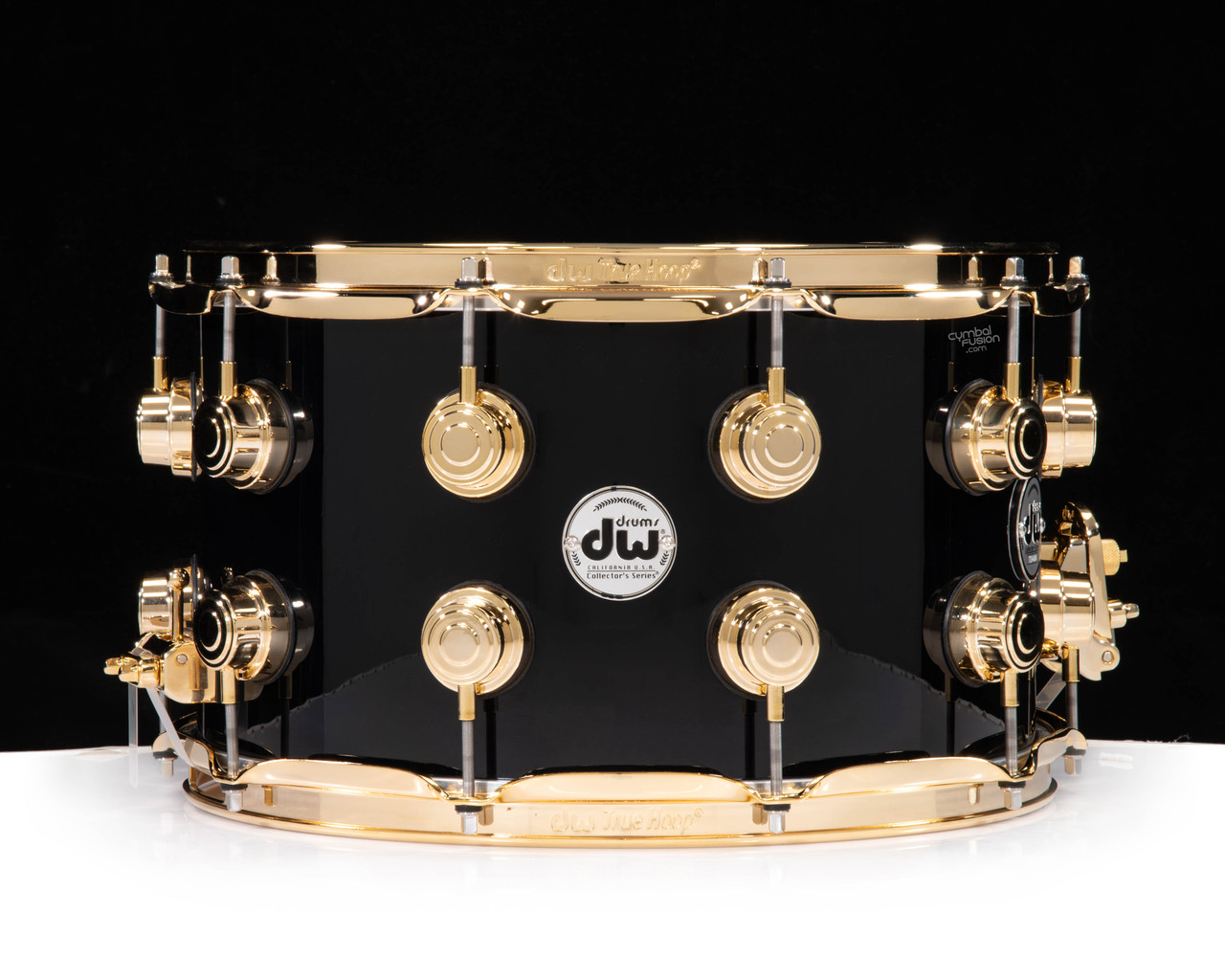 DW Collector's Maple SSC Maple 8x14 Snare Drum - Gloss Black w