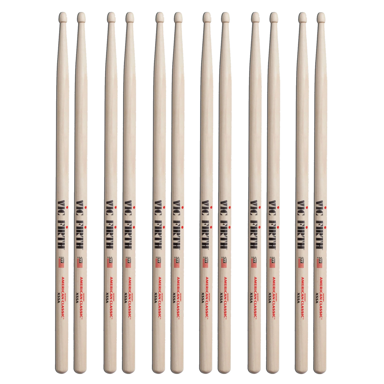 Vic Firth American Classic Extreme 55A Sticks - 6 Pack