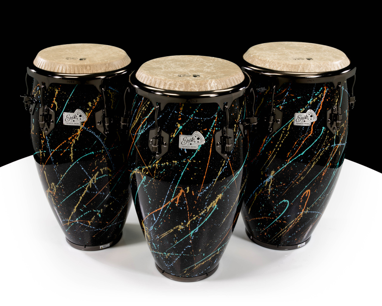 Toca Erik Piza Signature Series EP Splash 3-piece Conga and Bongo