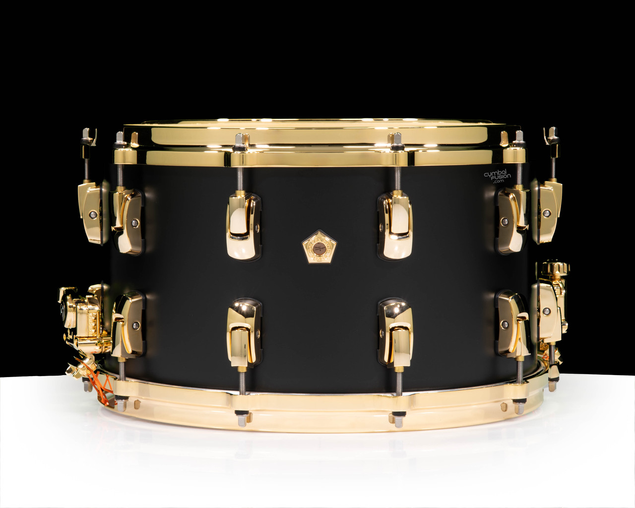 Pearl Masterworks 14x8 Stadium Shell Snare Drum - Matte Black w