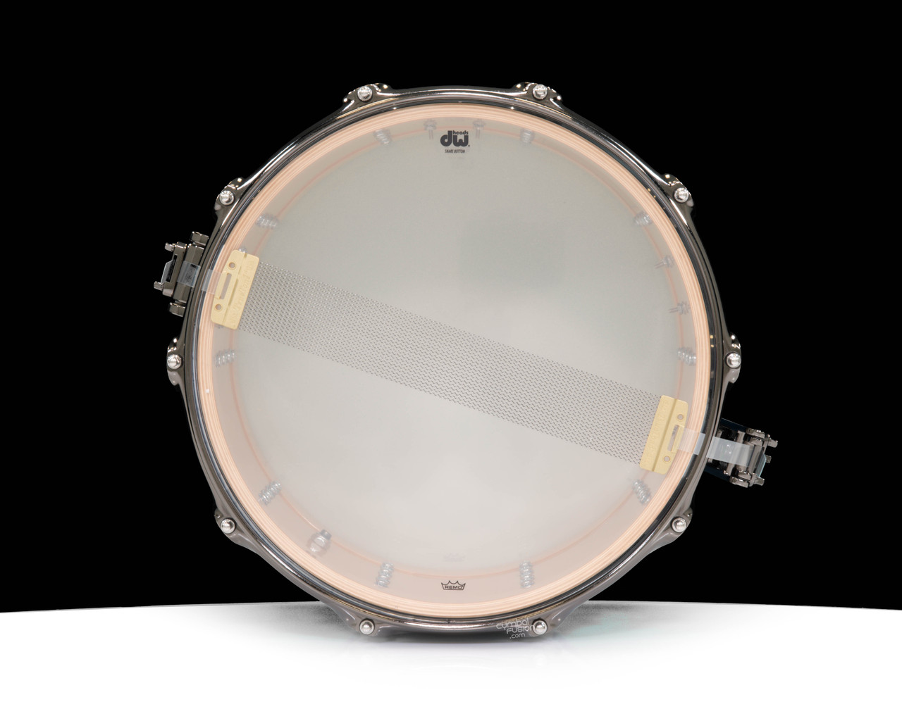 DW Collector's 8x14 SSC Maple Snare- Solid Neon Magenta