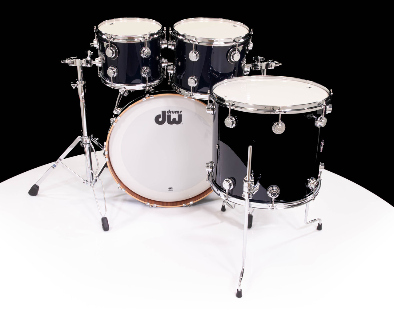 DW Collector's 4pc Maple Mahogany Kit - Royal Blue Lacquer