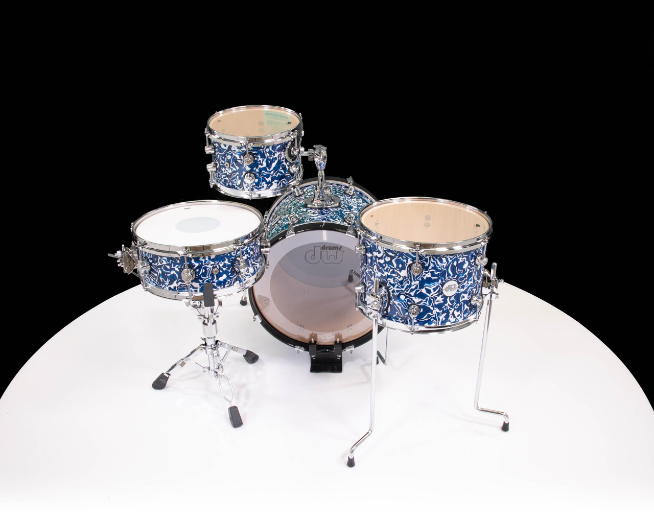 DW Design Series Mini Pro - Blue Lightning - CymbalFusion.com