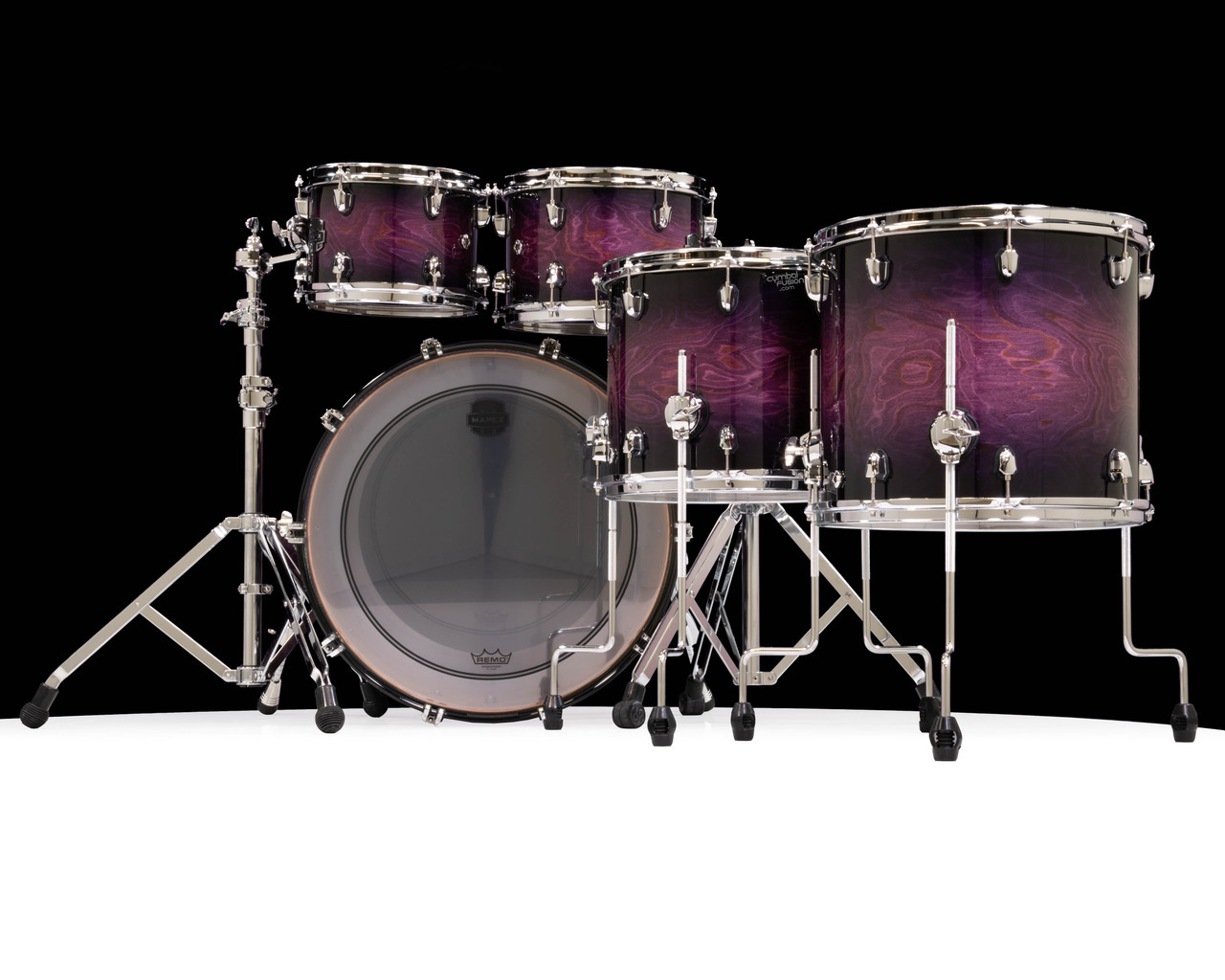 Mapex Saturn Vi Studioease 5 Piece Shell Pack Without Snare Royal