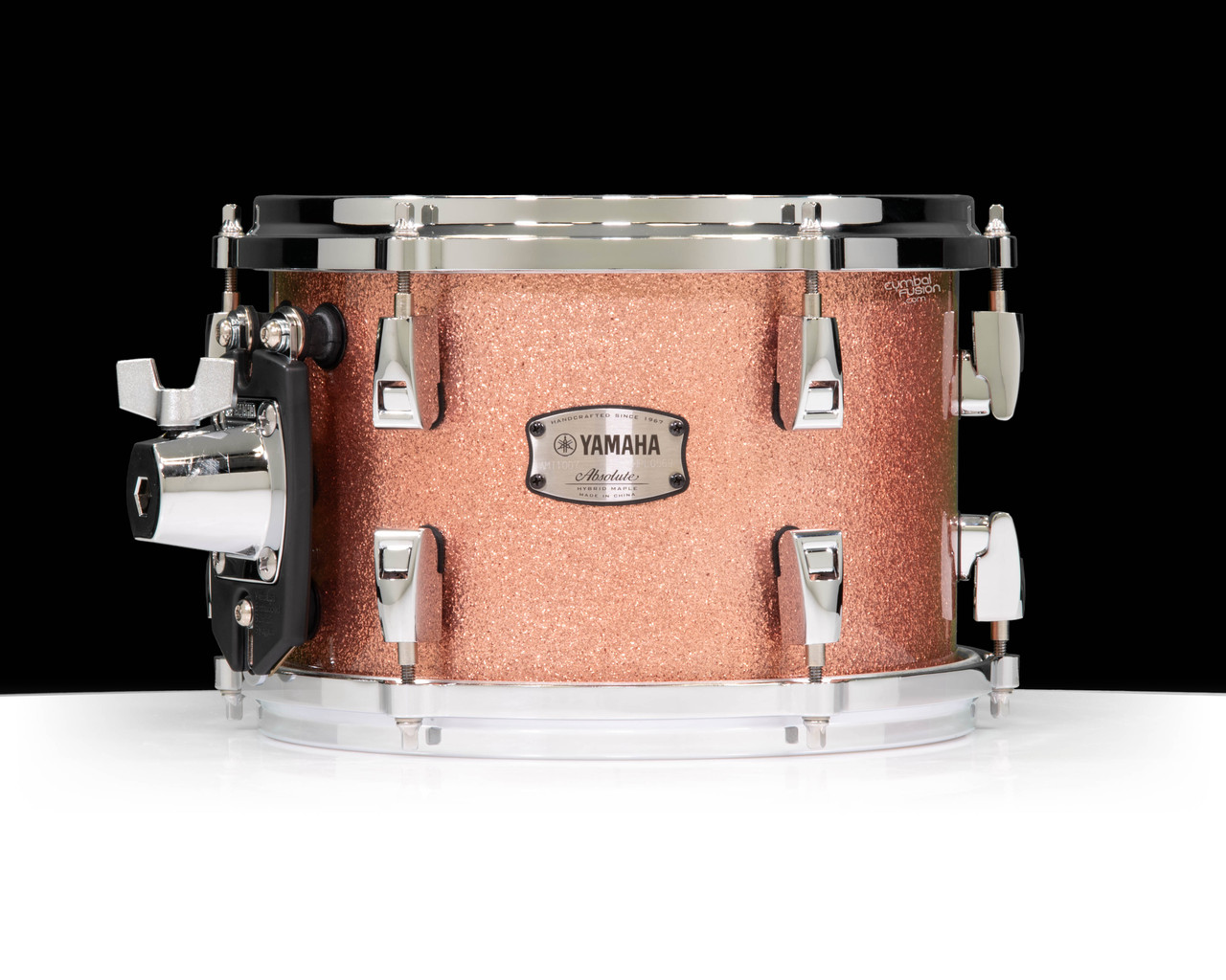 Yamaha Absolute Hybrid Maple 10x7 Tom - Pink Champagne Sparkle