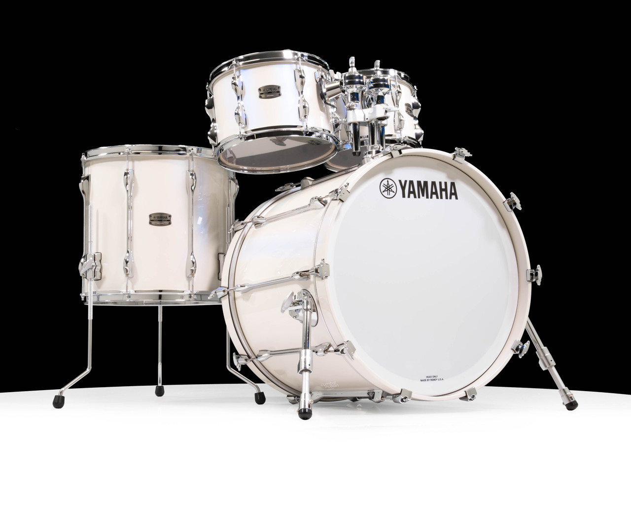 Yamaha Recording Custom 4pc Shell Pack Polar White