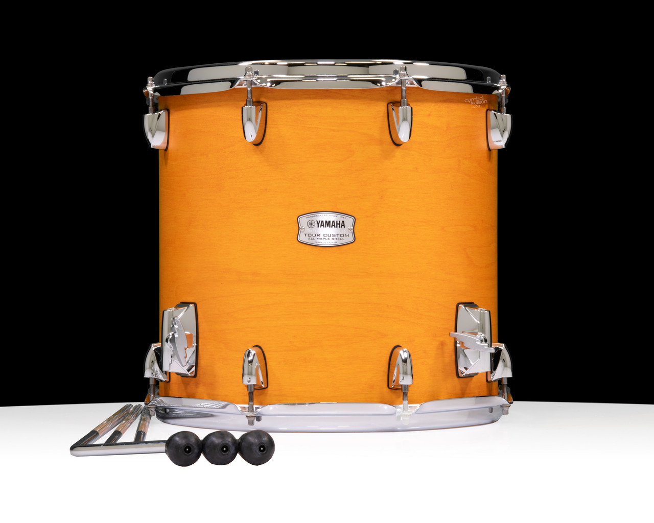 Yamaha Tour Custom 14”x13” Floor Tom – Caramel Satin | CymbalFusion