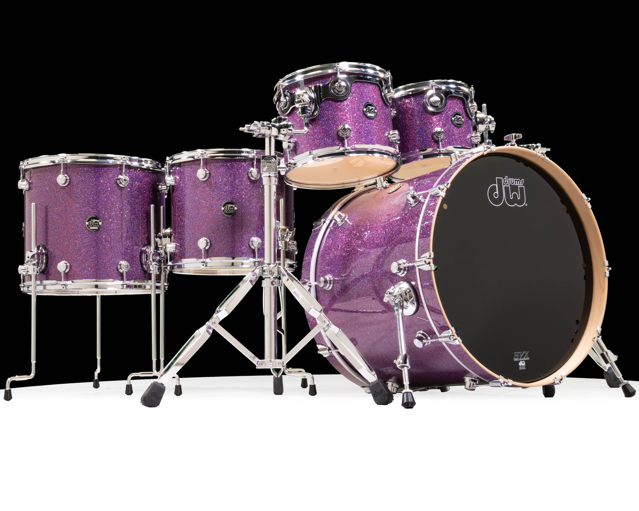 DW Performance Series 5pc Shell Pack 10/12/14/16/22 Purple Drift