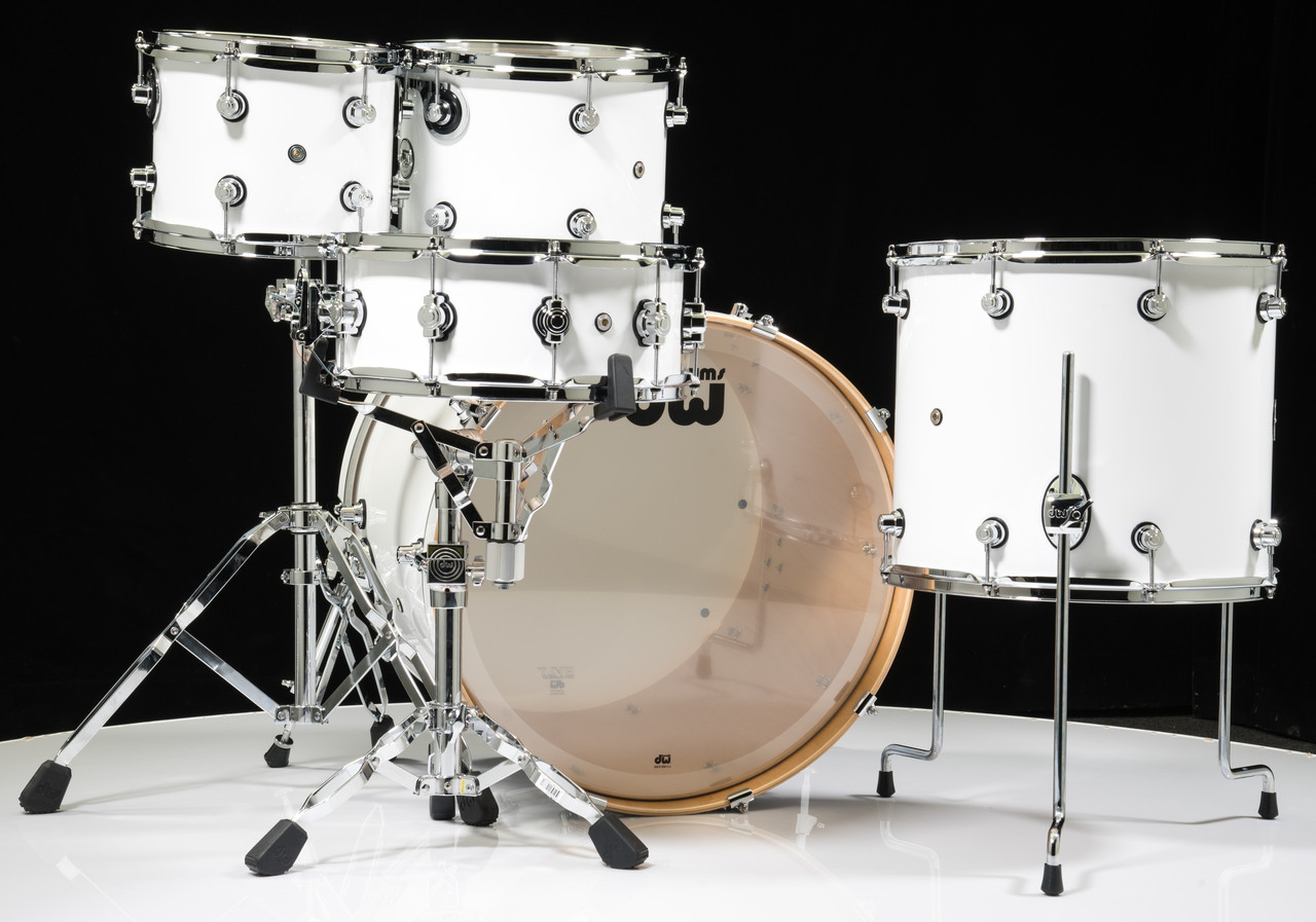 DW Design Series Drum Set 22/10/12/16/14 - Gloss White