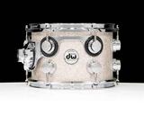 DW Collector's Series SSC Maple 7x10 Tom - Broken Glass with Chrome Hardware (STM) front view