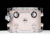 DW Collector's Series SSC Maple 9x13 Tom - Broken Glass with Chrome Hardware (STM) front view