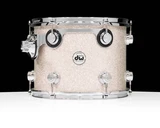 DW Collector's Series SSC Maple 10x13 Tom - Broken Glass with Chrome Hardware (STM) front view