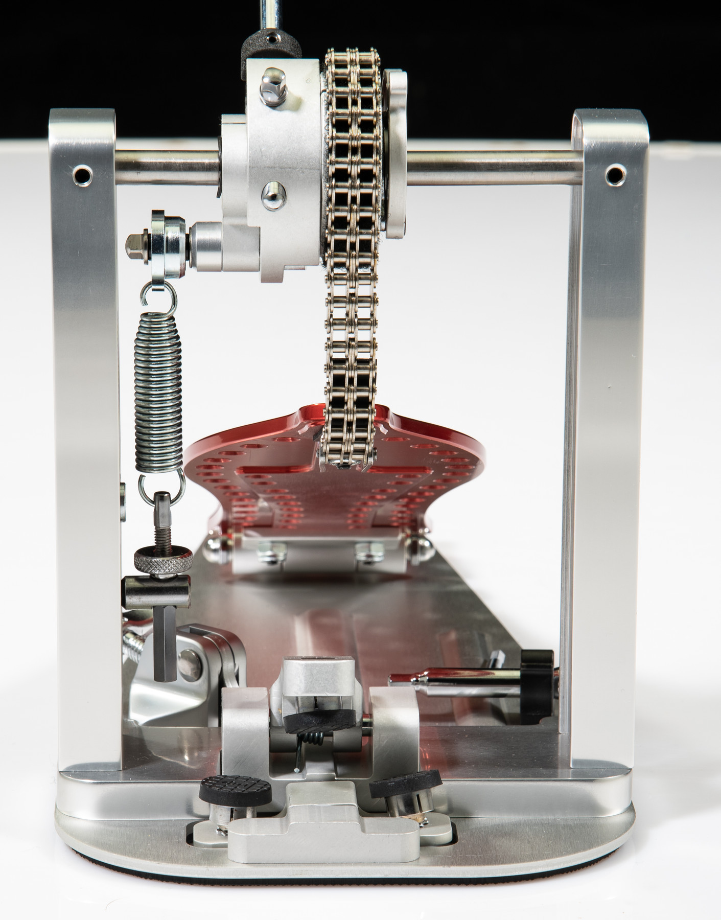 DW Machined Chain Drive Single Pedal - Special Edition Red
