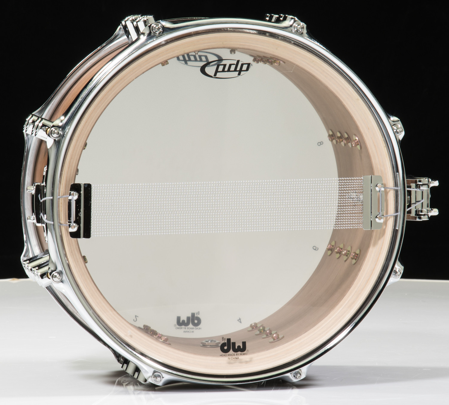 PDP Limited Edition Maple/Walnut 7x13 Snare - Natural Satin