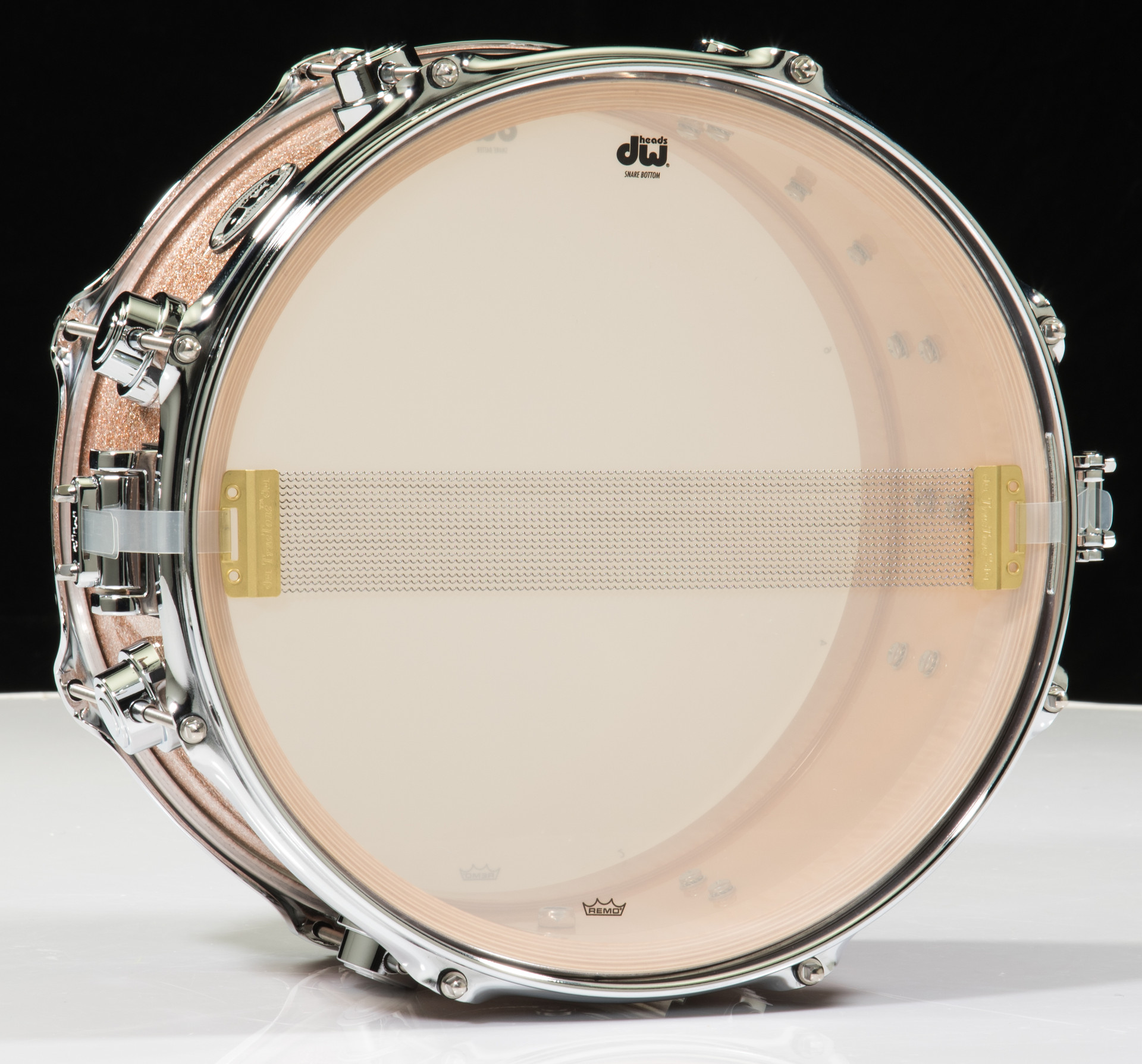 DW Collector's Snare 7x13 - Champagne Sparkle - Chrome Hardware