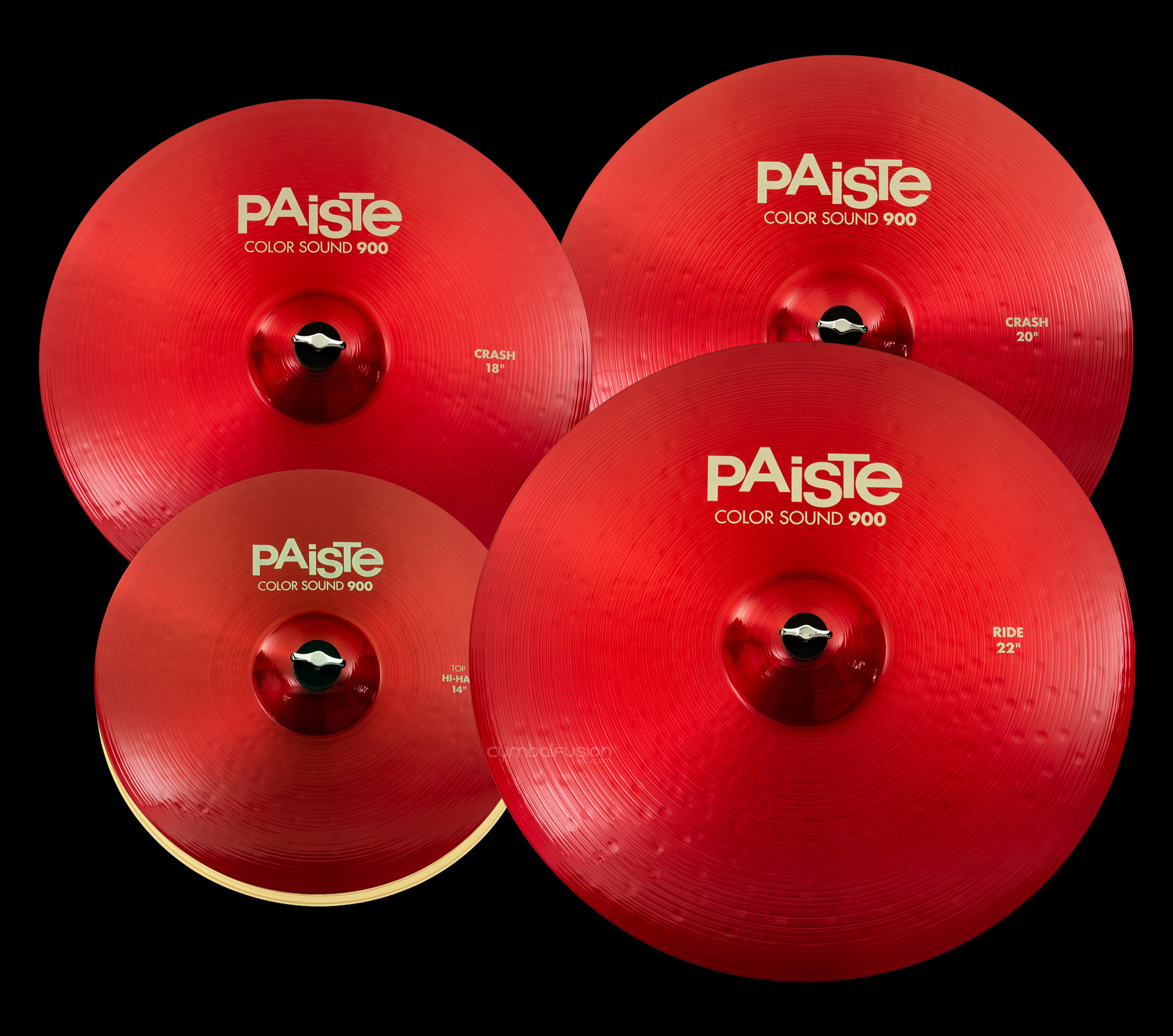 Paiste 900 Color Sound Red 14/18/20/22 Box Set