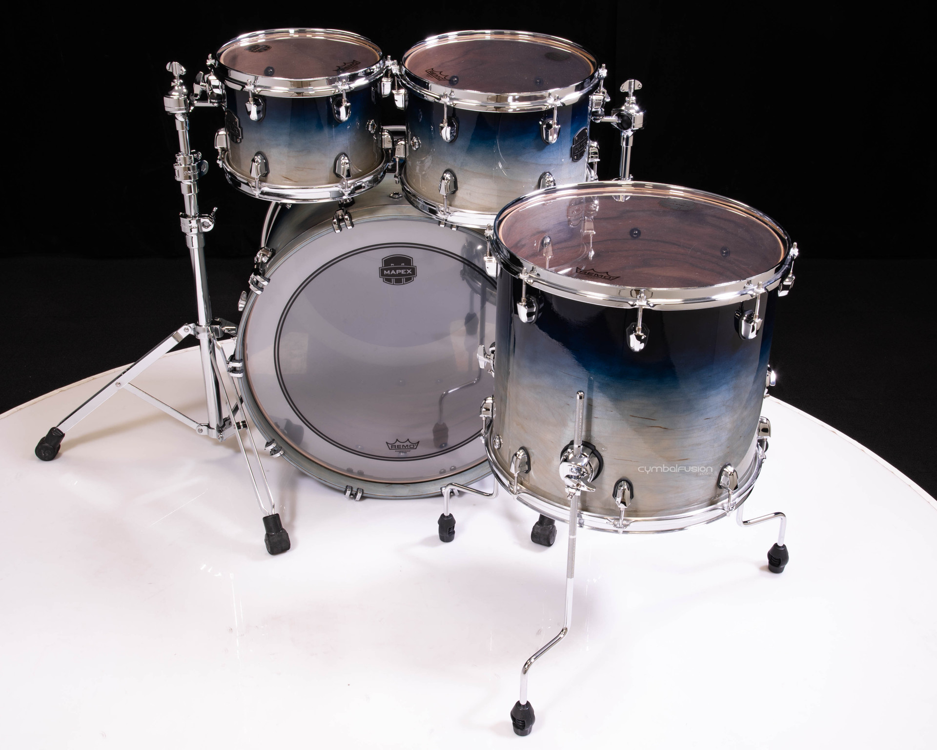 Mapex Saturn 4pc Rock Shell Pack - Teal Blue Fade