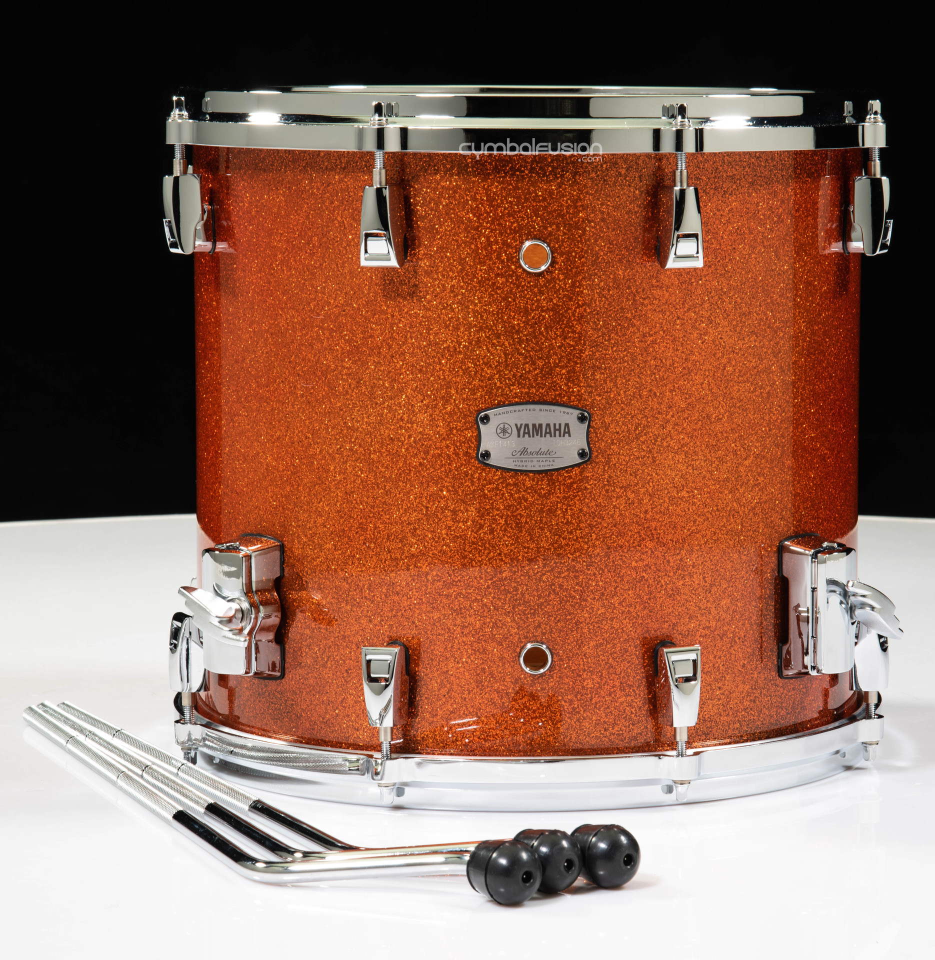 Yamaha Absolute Hybrid Maple 14x13 Floor Tom - Classic Walnut