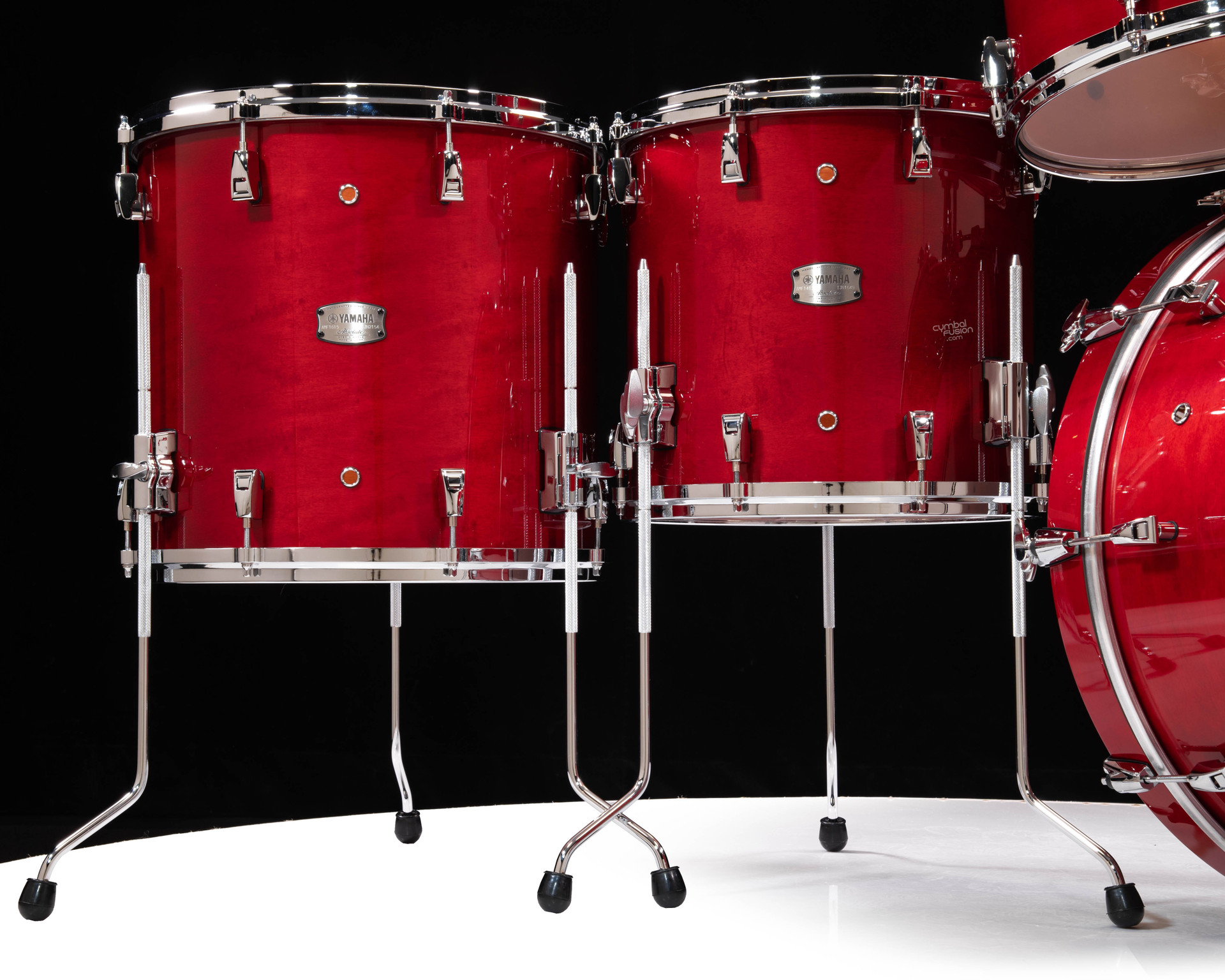 Yamaha Absolute Hybrid Maple 5pc Red Autumn 10/12/14/16/22